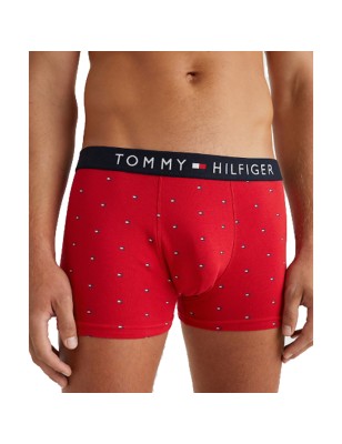 BOXER EN JERSEY TRUNK ROUGE UM0UM01831- TOMMY HILFIGER