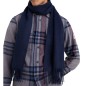 ECHARPE ELEVATED EN CACHEMIRE BLEU MARINE AM0AM10376 - TOMMY HILFIGER ECHARPE ELEVATED EN CACHEMIRE BLEU MARINE AM0AM10376 - TOMMY HILFIGER