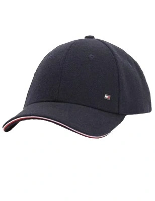 CASQUETTE D'HIVER ELEVATED BLEU MARINE AM0AM10737 - TOMMY HILFIGER