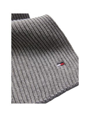COFFRET D HIVER ECHARPE ET BONNET GRIS AM0AM10356 TOMMY HILFIGER