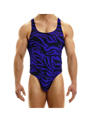 BODY STRING TIGER BLEU ET NOIR 07381 - MODUS VIVENDI