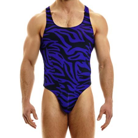 BODY STRING TIGER BLEU ET NOIR 07381 - MODUS VIVENDI