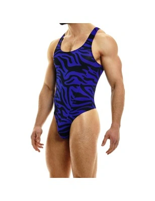 BODY STRING TIGER BLEU ET NOIR 07381 - MODUS VIVENDI