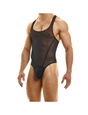 BODY STRING MUSLIN EN TULLE NOIR 09381 - MODUS VIVENDI