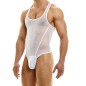 BODY STRING MUSLIN EN TULLE BLANC 09381 - MODUS VIVENDI
