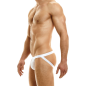 JOCKSTRAP MUSLIN EN TULLE BLANC 09313 - MODUS VIVENDI
