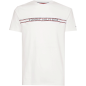 T-SHIRT BLANC A LOGO MANCHES COURTES UM0UM02422 - TOMMY HILFIGER