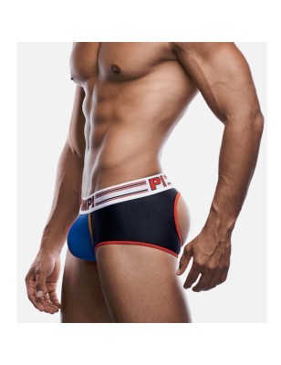 BOXER EMPTY BOTTOM NOIR/BLEU 15067 - PUMP