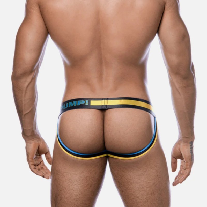 Jockstrap (Suspensoir) Noir PUMP! Taille M - 100% Coton - Neuf Avec Étiquettes - Pour Homme - #SoutienUkraine