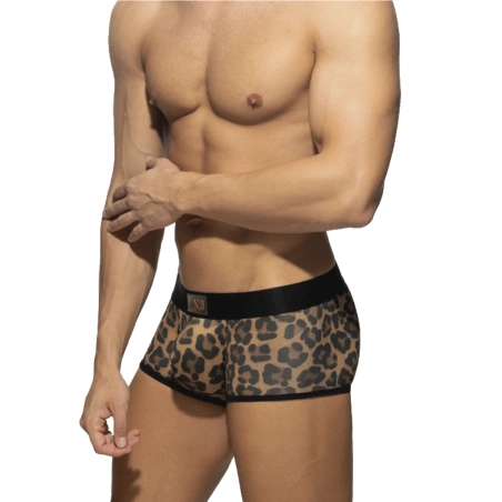 BOXER LEOPARD FRESH NOIR/MARRON - AD1135 - ADDICTED