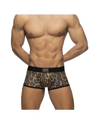 BOXER LEOPARD FRESH NOIR/MARRON - AD1135 - ADDICTED