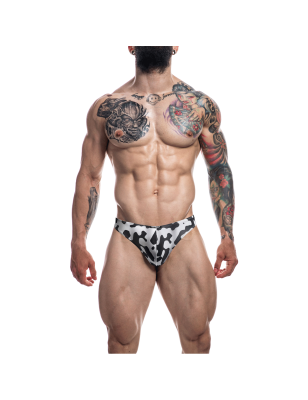 BIKINI SHADOW CAMO NOIR/BLANC RENAISSANCE C4M01- CUT4MEN