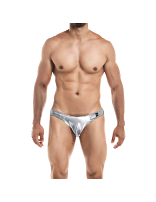 BIKINI TAILLE BASSE ARGENT PROVOCATIVE C4M01- CUT4MEN