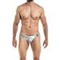 BIKINI TAILLE BASSE ARGENT PROVOCATIVE C4M01- CUT4MEN