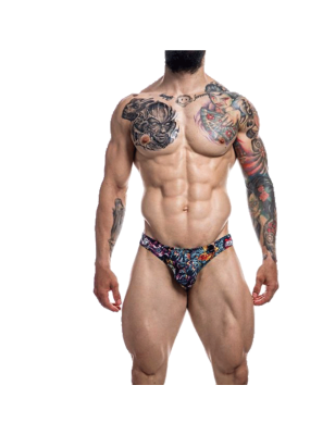 BIKINI TAILLE BASSE TATTOO PROVOCATIVE C4M01- CUT4MEN