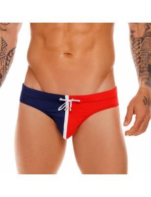 SLIP DE BAIN QUEBEC BLEU ET ROUGE 1677 - JOR