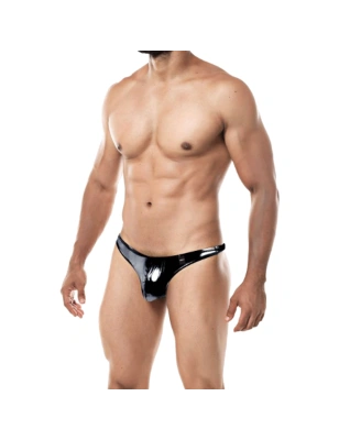 STRING NOIR BRILLANT PROVOCATIVE  C4M03- CUT4MEN