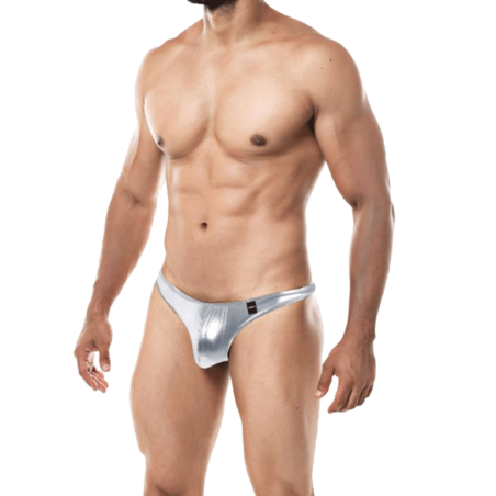 STRING GRIS BRILLANT PROVOCATIVE C4M03- CUT4MEN