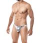STRING GRIS BRILLANT PROVOCATIVE  C4M03- CUT4MEN