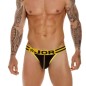 JOCK STRAP VARSITY JAUNE ET NOIR 1614 - JOR