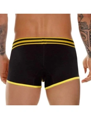 BOXER VARSITY JAUNE ET NOIR 1612 - JOR