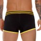 BOXER VARSITY JAUNE ET NOIR 1612 - JOR