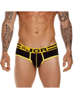 SLIP VARSITY JAUNE ET NOIR 1613 - JOR