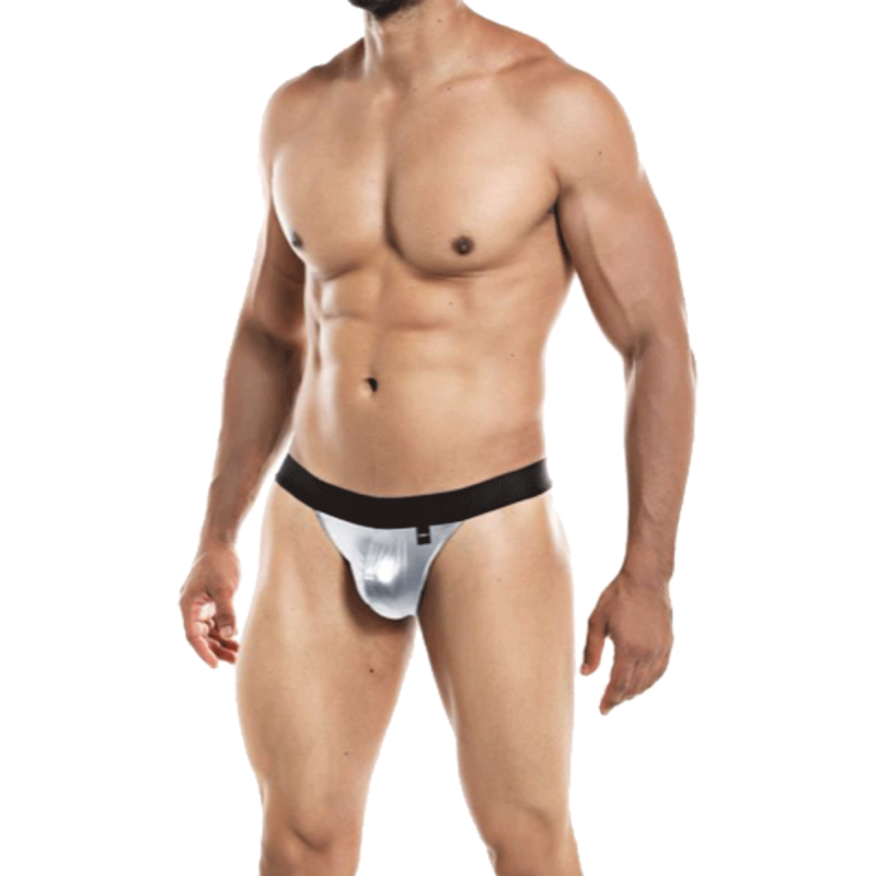 JOCKSTRAP GRIS BRILLANT PROVOCATIVE C4M04- CUT4MEN JOCKSTRAP GRIS BRILLANT PROVOCATIVE C4M04- CUT4MEN