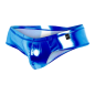 BIKINI BRESILIEN BLEU BRILLANT PROVOCATIVE  C4M05- CUT4MEN