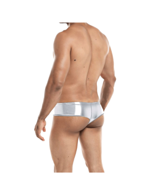 BIKINI BRESILIEN ARGENT BRILLANT PROVOCATIVE  C4M05- CUT4MEN