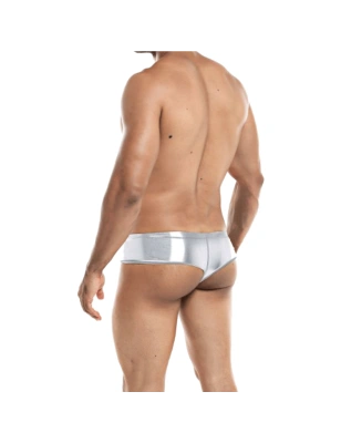 BIKINI BRESILIEN ARGENT BRILLANT PROVOCATIVE  C4M05- CUT4MEN