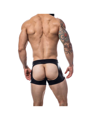 BOXER BOTTOMLESS NOIR BRILLANT PROVOCATIVE  C4M08- CUT4MEN