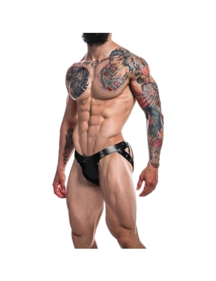 JOCKSTRAP DESIR NOIR LEATHERETTE RENAISSANCE  C4M14- CUT4MEN