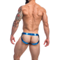 JOCKSTRAP DESIR BLEU LEATHERETTE RENAISSANCE  C4M14- CUT4MEN