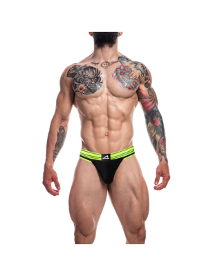 JOCKSTRAP RUGBY VERT NEON RENAISSANCE  C4M15- CUT4MEN