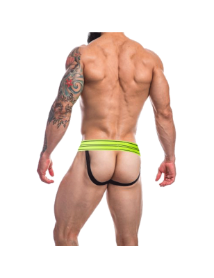 JOCKSTRAP RUGBY VERT NEON RENAISSANCE  C4M15- CUT4MEN