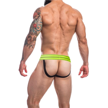 JOCKSTRAP RUGBY VERT NEON RENAISSANCE  C4M15- CUT4MEN