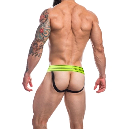 JOCKSTRAP RUGBY VERT NEON RENAISSANCE  C4M15- CUT4MEN