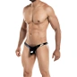 TANGA PUSH UP NOIR BRILLANT PROVOCATIVE  C4MPE02- CUT4MEN