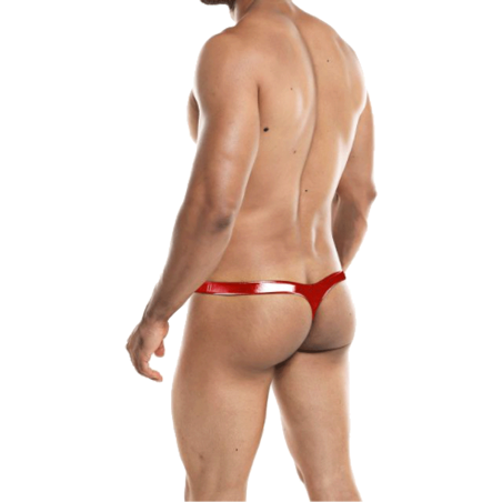 TANGA PUSH UP ROUGE BRILLANT PROVOCATIVE  C4MPE02- CUT4MEN