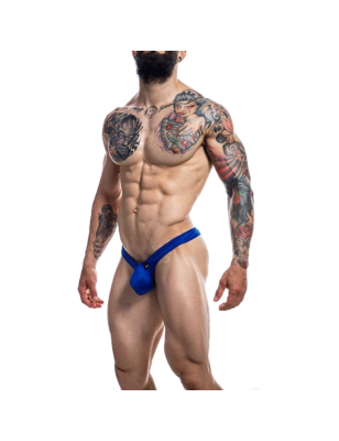 TANGA PUSH UP BLEU ROI PROVOCATIVE  C4MPE02- CUT4MEN