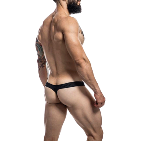 TANGA PUSH UP NOIR PROVOCATIVE  C4MPE02- CUT4MEN