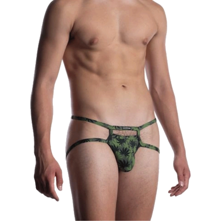 JOCK STRAP ULTRA JOCK KAKI/VERT M800 - MANSTORE