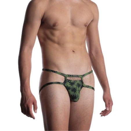 JOCK STRAP ULTRA JOCK KAKI/VERT M800 - MANSTORE