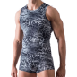DEBARDEUR CAMOUFLAGE GRIS - M456 SLIM TANK - MANSTORE