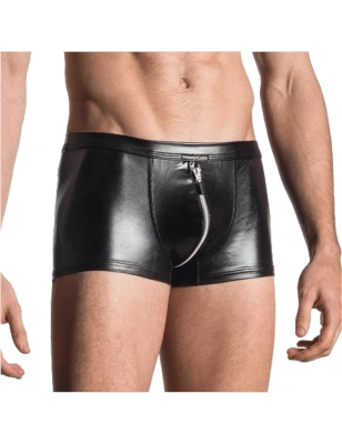 BOXER NOIR ZIP COMPLET ZIPPED PANTS  M107 - MANSTORE