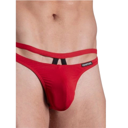 SLING STRING ROUGE/NOIR M2103 - MANSTORE