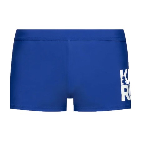 BOXER DE BAIN BASIC BLEU MARINE - KARL LAGERFELD