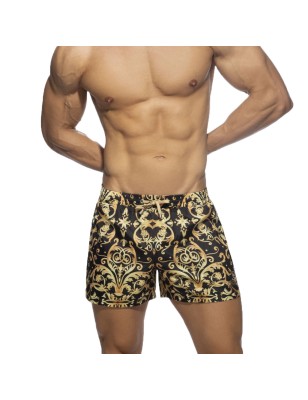SHORT DE BAIN VERSAILLES NOIR ADS205 - ADDICTED