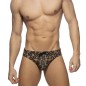 SLIP DE BAIN LEOPARD MARRON ADS314 - ADDICTED